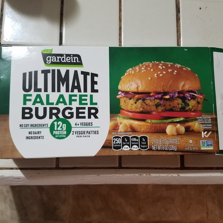 photo of Gardein Ultimate Falafel Burger shared by @caseyveganforlife on  21 May 2021 - review