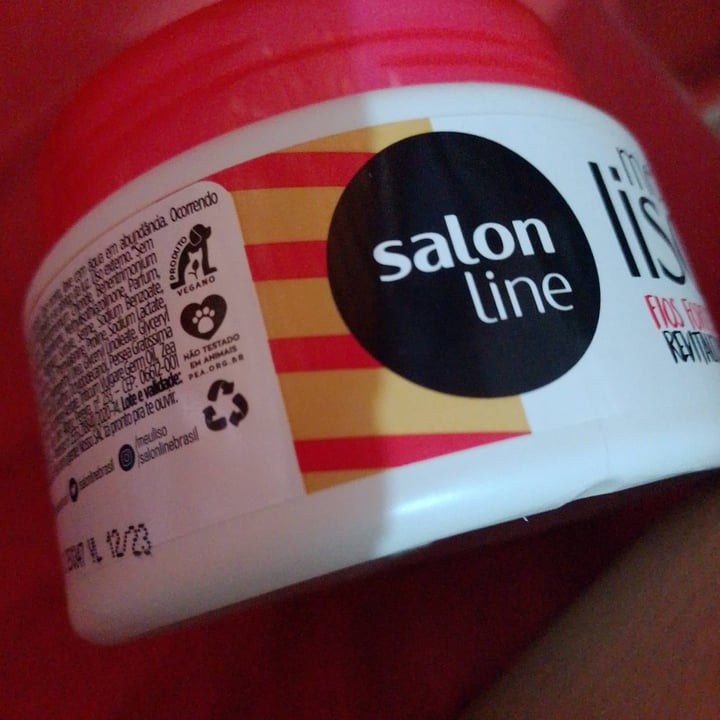 photo of Salon line Máscara de Hidratação Meu Liso Reparação Diária  shared by @flavia1 on  02 Jan 2022 - review