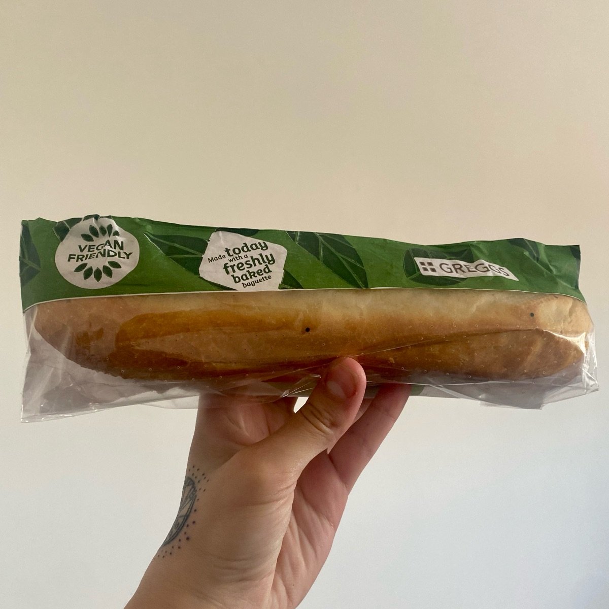 Greggs Greggs Vegan Ham And Cheese Baguette Reviews abillion