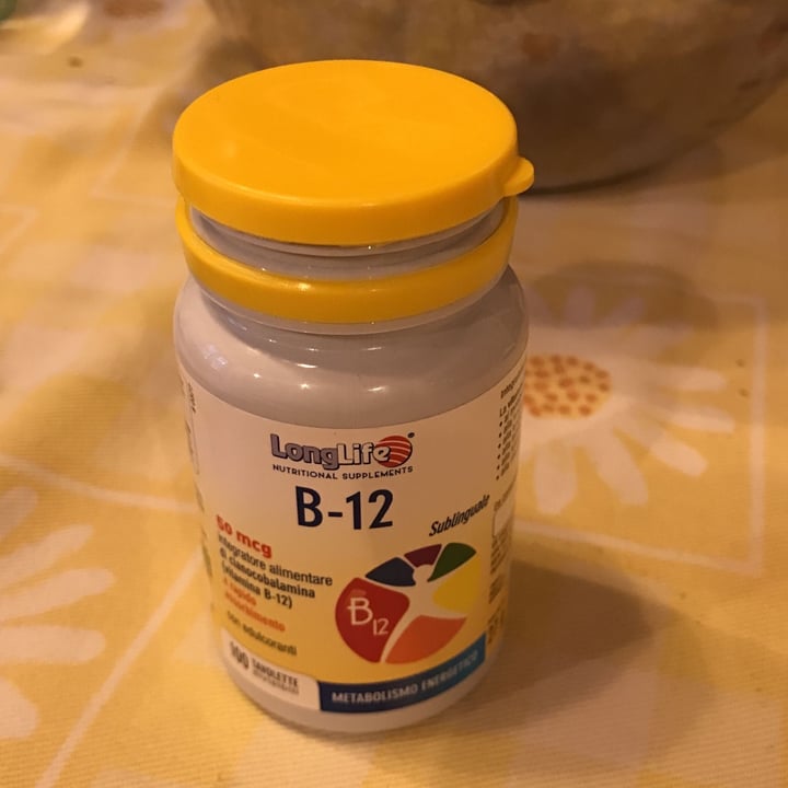 review photo of Longlife B-12 1000 mcg shared by @gattaragolosa on 08 Apr 2022 - review