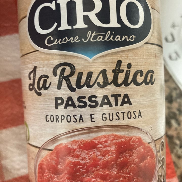 photo of Cirio La passata rustica shared by @eleocb on  14 Apr 2022 - review