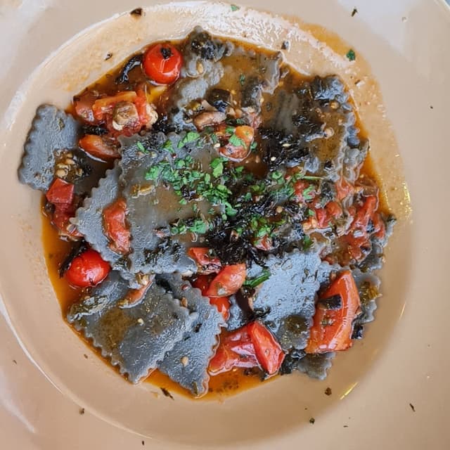 Photo of the dish “Maltagliati Neri Homemade Al Profumo Di Mare”