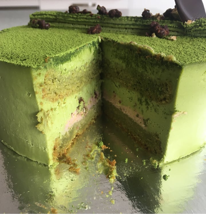photo of La Petite Noix Vegan Cake Shop - by appointment only Matcha (Green Tea) Mousse Cake shared by @carmenlim on  06 May 2020 - review