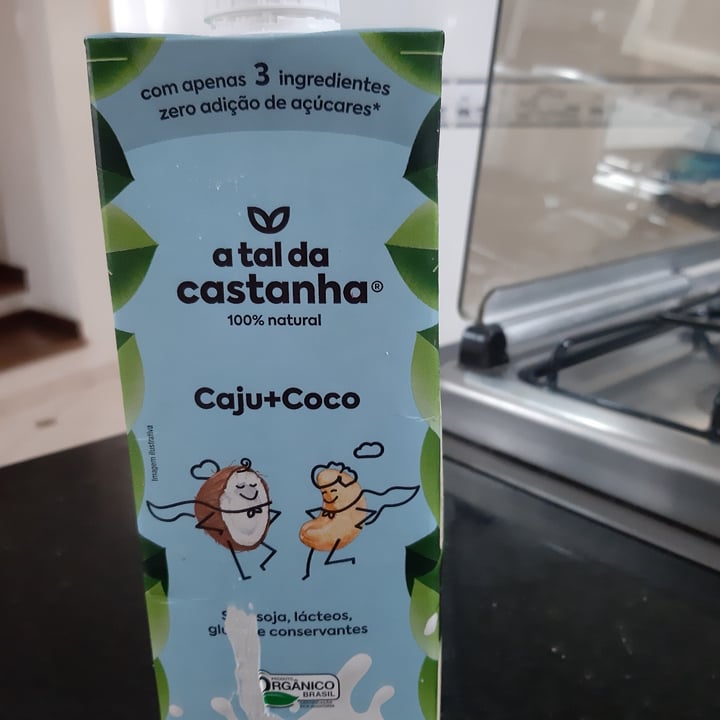 review photo of A Tal da Castanha Leite de caju + coco (1 litro) shared by @caixa3309 on 23 Apr 2022 - review