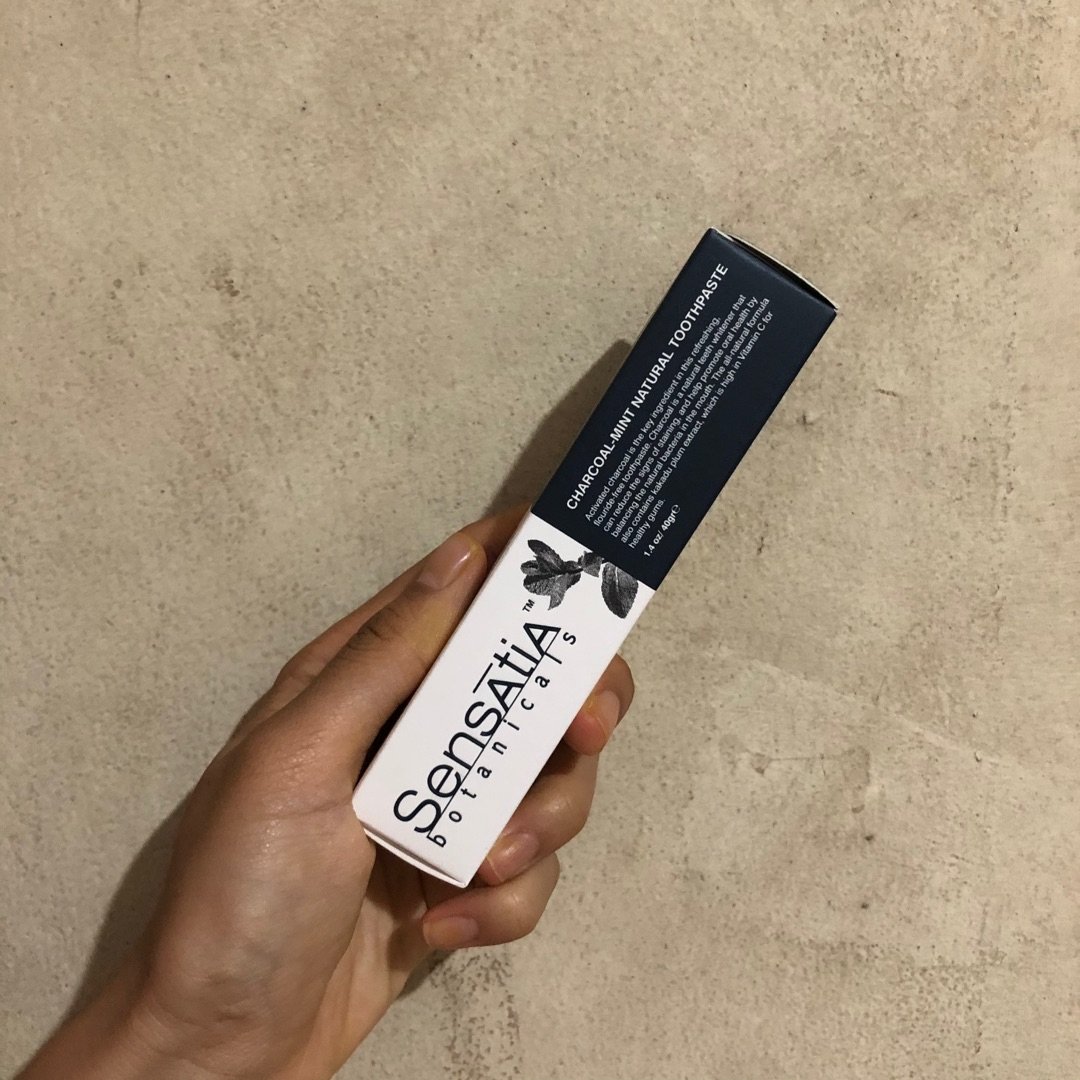 Charcoal-Mint Natural Toothpaste from Sensatia botanicals - Vegan ...
