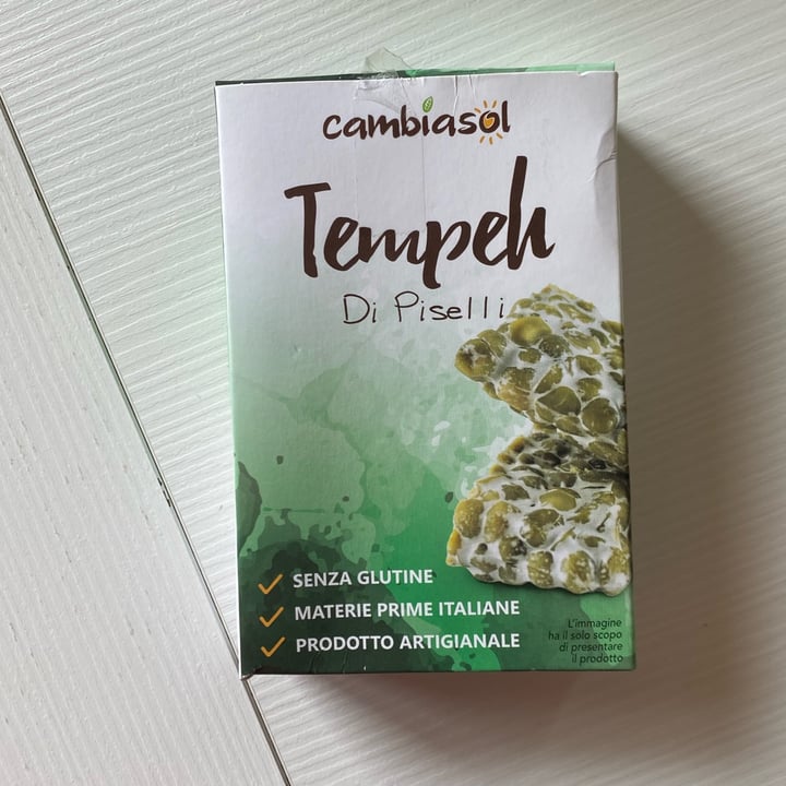 photo of Cambiasol Tempeh di piselli shared by @dpangrazzi01 on  29 Mar 2022 - review