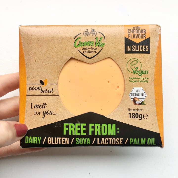 photo of GreenVie Foods Cheddar Slices shared by @callyjoart on  13 Jan 2021 - review
