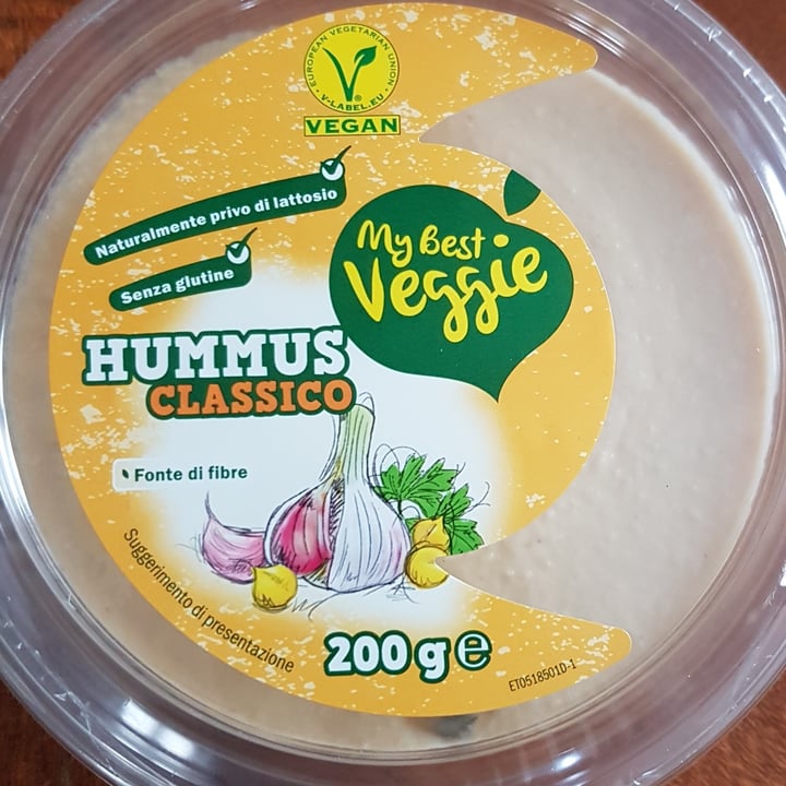 photo of My Best Veggie Hummus classico shared by @loredanaformicola67 on  22 Apr 2022 - review