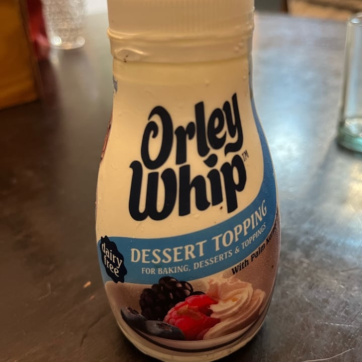 review photo of Orley Whip Dairy-Free Cream Dessert Topping shared by @abbackerman on 18 Oct 2022 - review