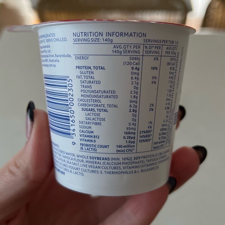 photo of Vitasoy Greek Style Soy Yoghurt shared by @jess-m-wright on  22 Jul 2022 - review