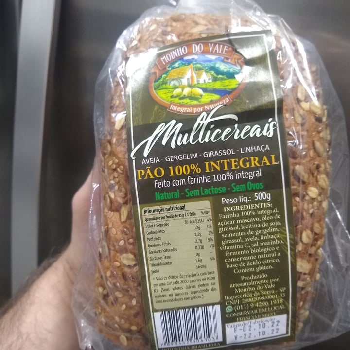 photo of Moinho do vale Pão integral shared by @marcusviniciuscosta on  09 Oct 2022 - review