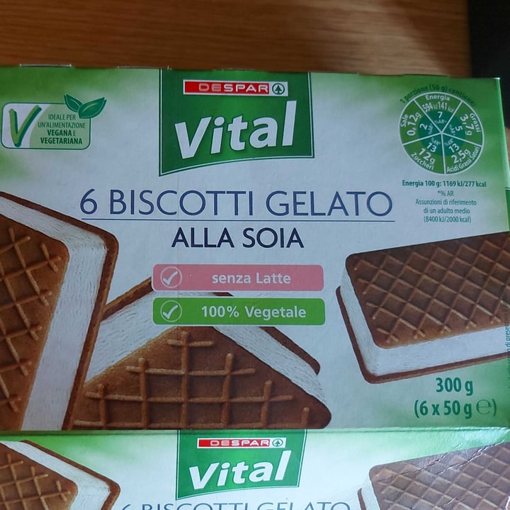 photo of Despar vital 6 Biscotti Gelato Alla Soia shared by @giulio19 on  15 Sep 2022 - review