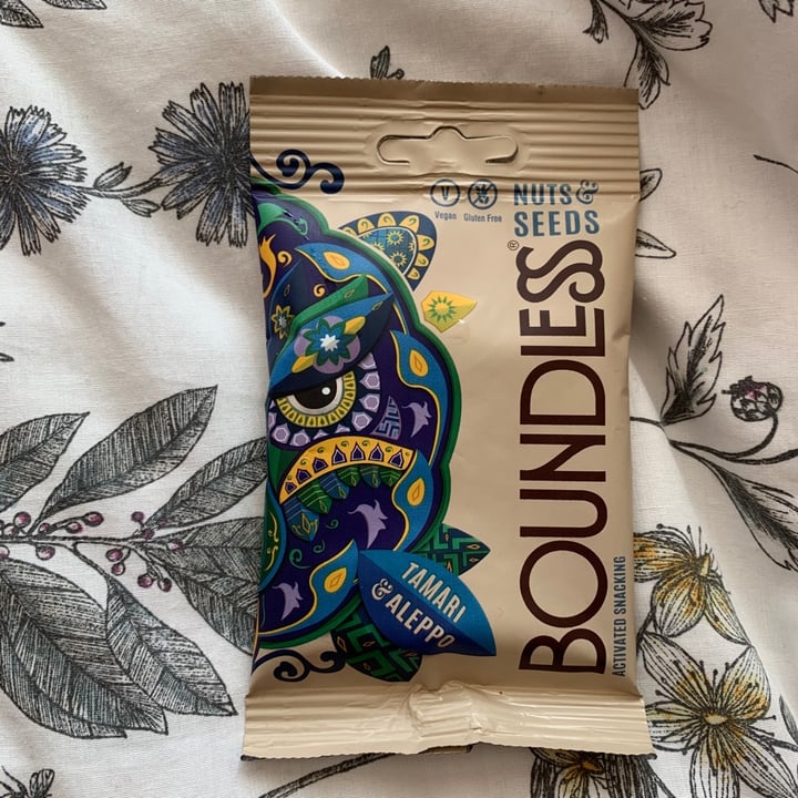 photo of Boundless Activated Nuts Seeds: Tamari & Allepo shared by @veganfaeriee on  17 Apr 2020 - review