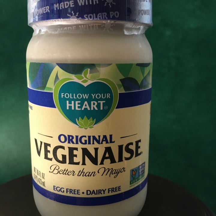 photo of Follow Your Heart Original Vegenaise shared by @amerrill on  09 Aug 2020 - review