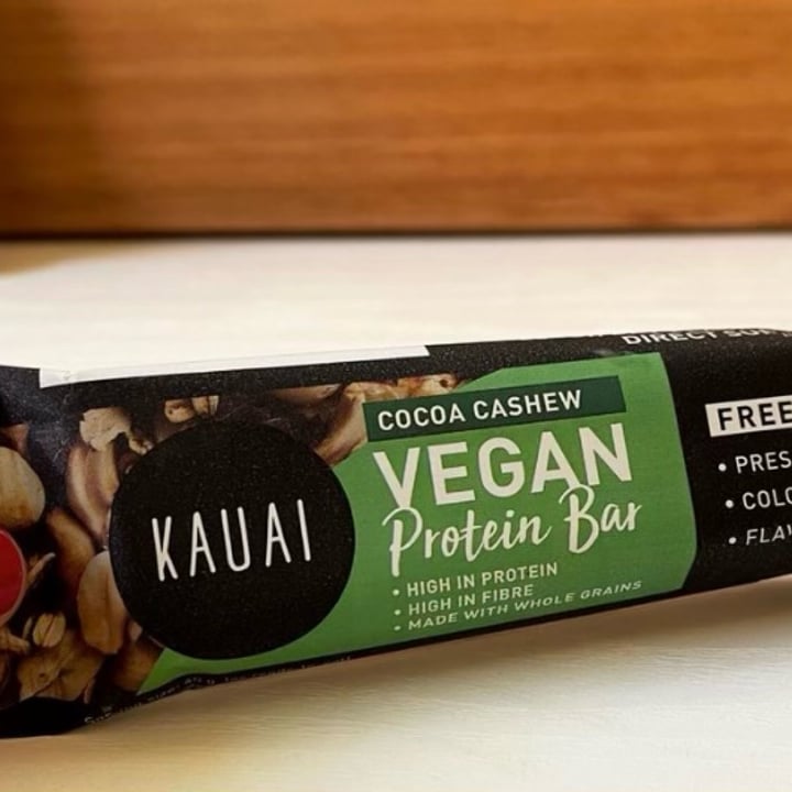 photo of Kauai Kauai vegan protein bar shared by @pushpavegan on  17 Jul 2022 - review