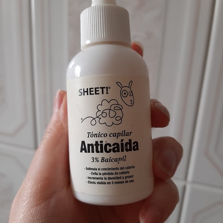 review photo of SHEET! Tónico Capilar Anticaída shared by @andrymo on 19 May 2022 - review