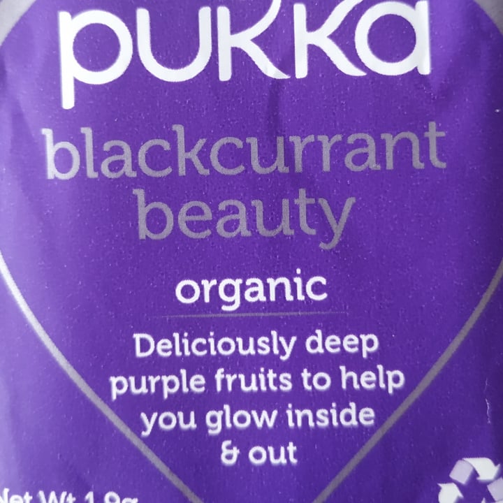 photo of Pukka Blackcurrant shared by @veganabillon on  27 Mar 2022 - review