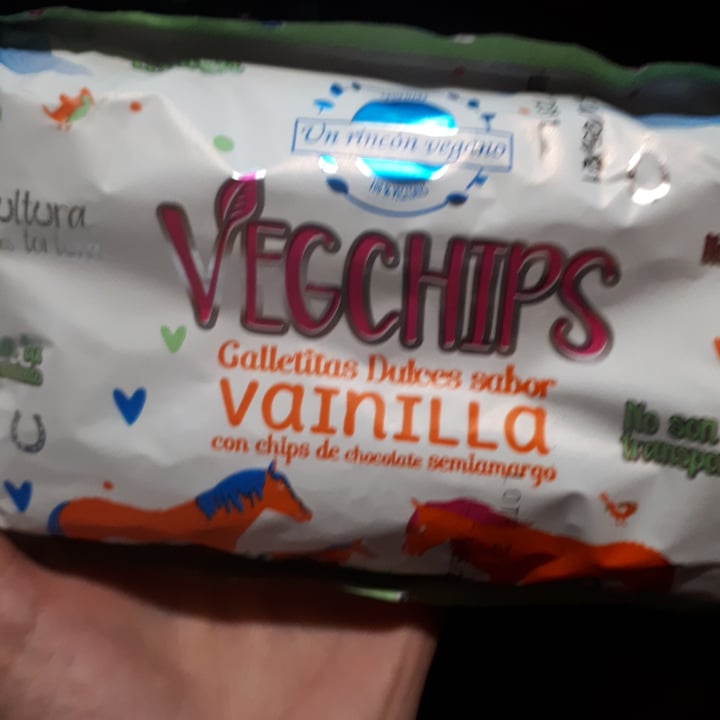 photo of Un Rincón Vegano Vegchips Galletitas Dulce sabor Vainilla shared by @yamten on  27 Jun 2021 - review