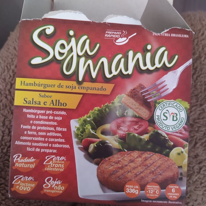 photo of Soja Mania Hamburguer de Soja empanado Salsa e Alho shared by @willemari on  24 Apr 2022 - review
