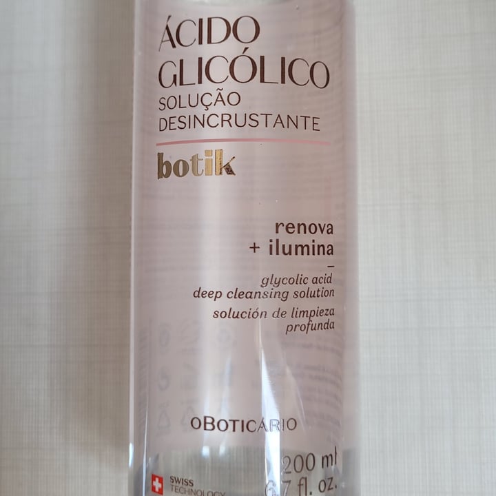 photo of O Boticário Acido glicolico solução desincrustante shared by @mimitk on  09 May 2022 - review