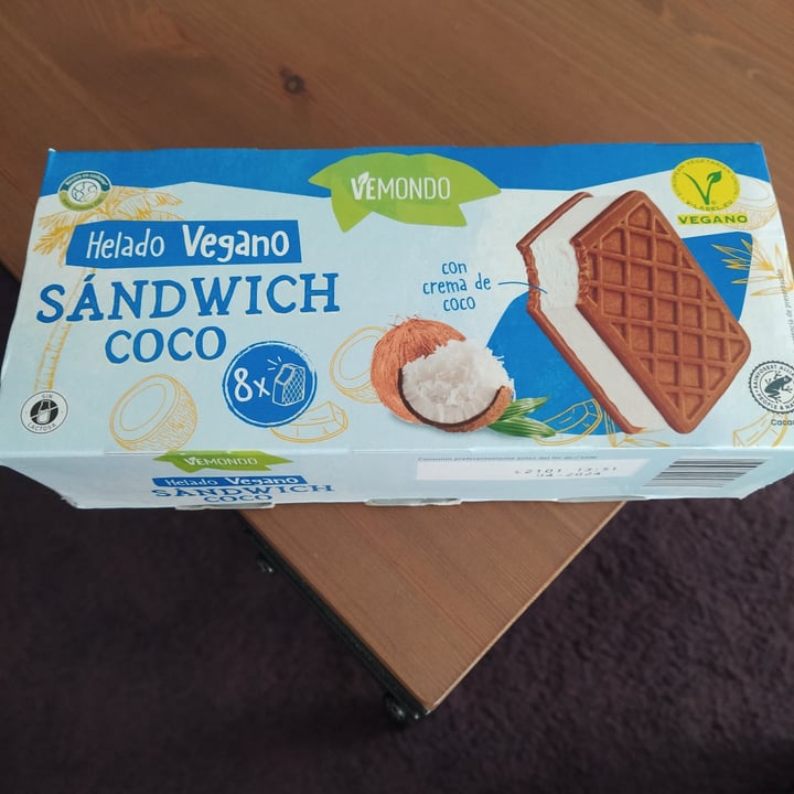 photo of Vemondo  Sandwich helado shared by @marinasnchez on  16 Jul 2022 - review