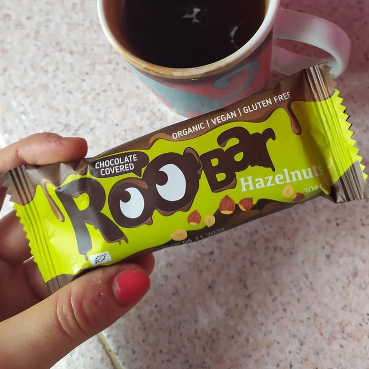 photo of Roo'bar Chocolate Covered (Hazelnuts) shared by @fraveganita on  07 Dec 2021 - review