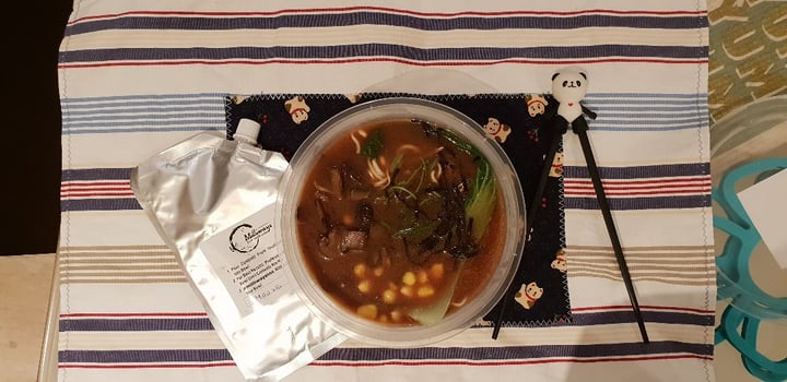 photo of Milliways Broth Noodle & Bao Miso Ramen with Braised Mushrooms shared by @adiventurousvegan on  01 Nov 2018 - review