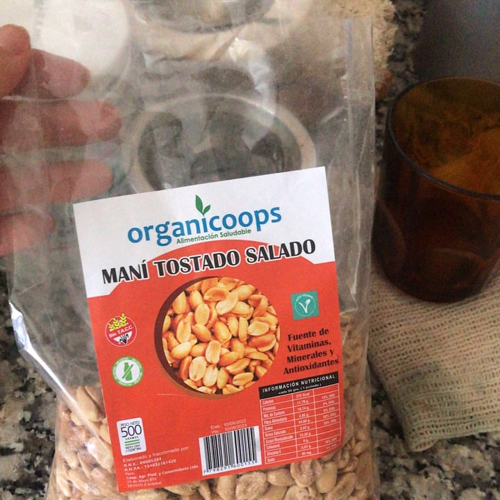 photo of Organicoops mani tostado salado shared by @visheva on  28 Oct 2022 - review