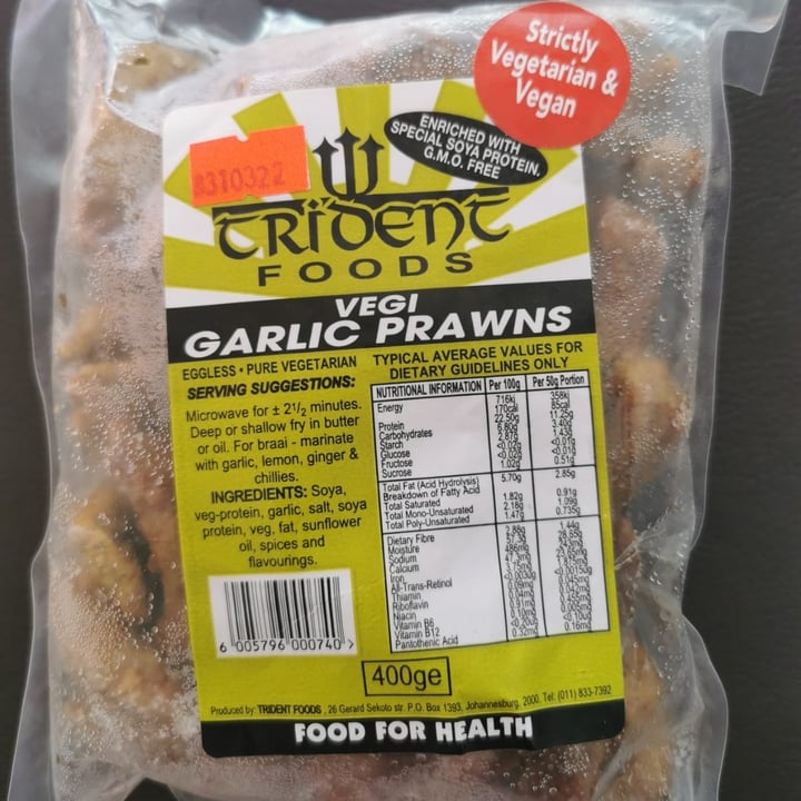 photo of Trident foods Vegi garlic Prawns shared by @moheni129 on  28 Sep 2021 - review