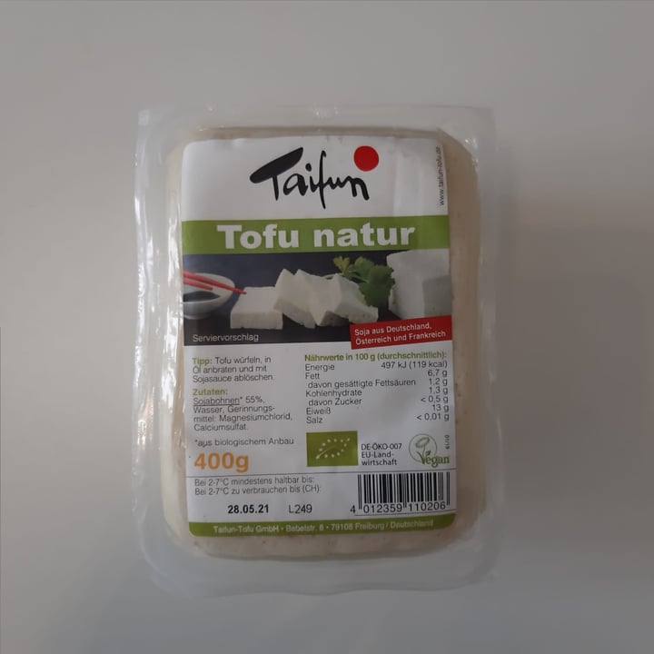 photo of Taifun Tofu natur shared by @fedesdrigo on  17 Apr 2021 - review