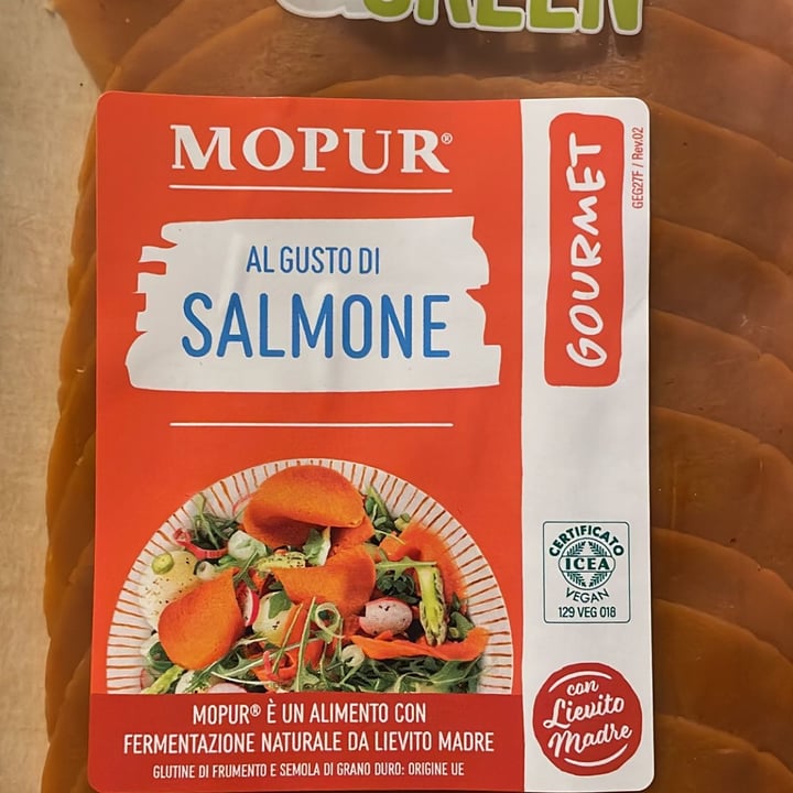 photo of Good and green Mopur al gusto di salmone shared by @margheritacacini86 on  16 Jan 2023 - review