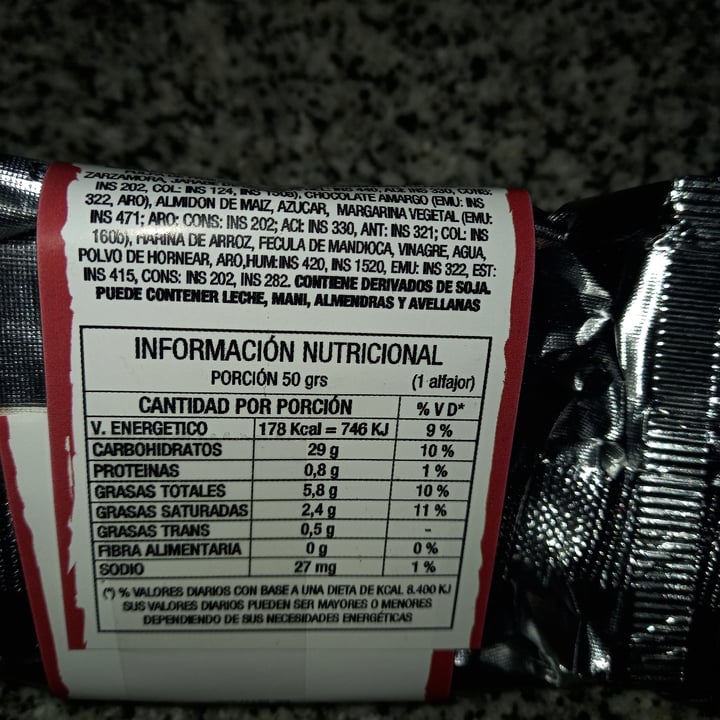 photo of On Track Alfajor Relleno Frutos Del Bosque shared by @yanivegan04 on  15 Jan 2021 - review