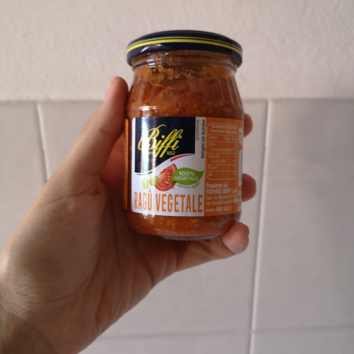 review photo of Biffi Che Sugo! Ragù Vegetale (in vetro) shared by @fedecava on 26 Jul 2022 - review