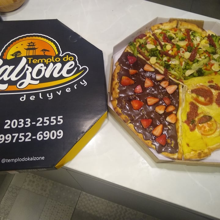 review photo of Templo do Kalzone Pizza Vegana shared by @direcaoass on 01 Aug 2021 - review