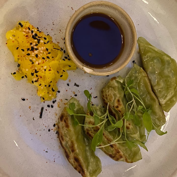 review photo of Mildreds Restaurant Spinach Gyoza shared by @faithveg on 10 May 2022 - review
