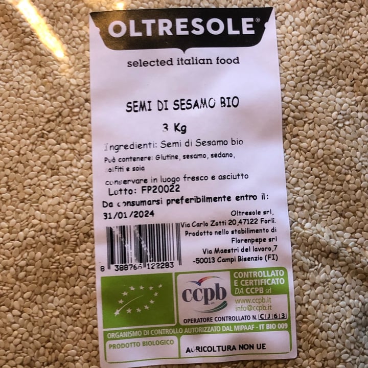 photo of Oltresole bio Semi Di Sesamo Bio shared by @marcosimo on  09 Nov 2022 - review