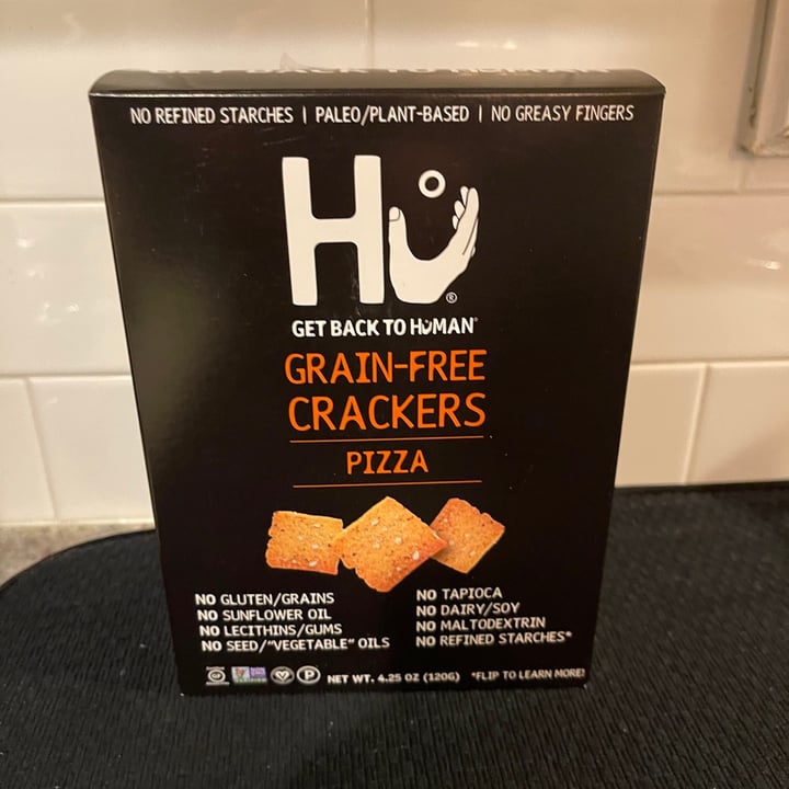 photo of Hu Kitchen Grain-Free Crackers: Pizza shared by @brackett5018 on  13 Feb 2022 - review
