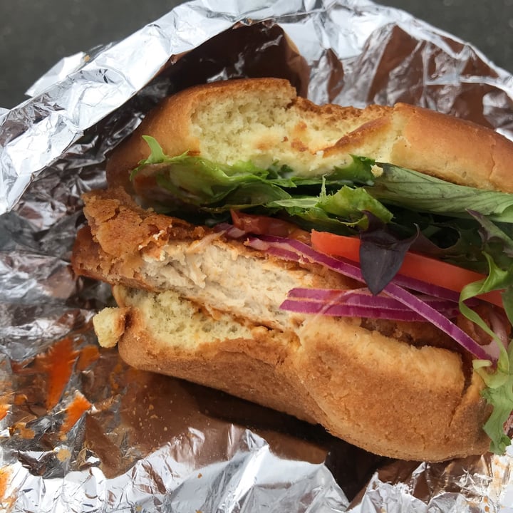 photo of Savory Leaf Cafe Buffalo Chickn Sandwich shared by @michael93l on  11 Jul 2020 - review