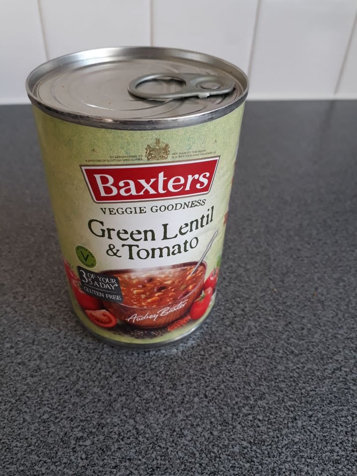 review photo of Baxters Green lentil and tomato soup shared by @bcjw57 on 01 Mar 2020 - review