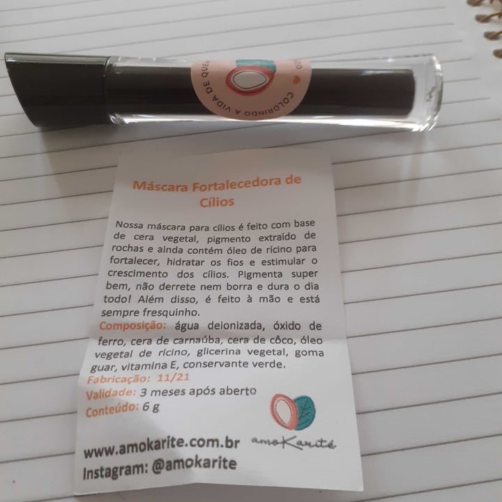 photo of Amokarite Mascara Forlatecedora De Cílios shared by @denisealmeida on  12 Nov 2021 - review