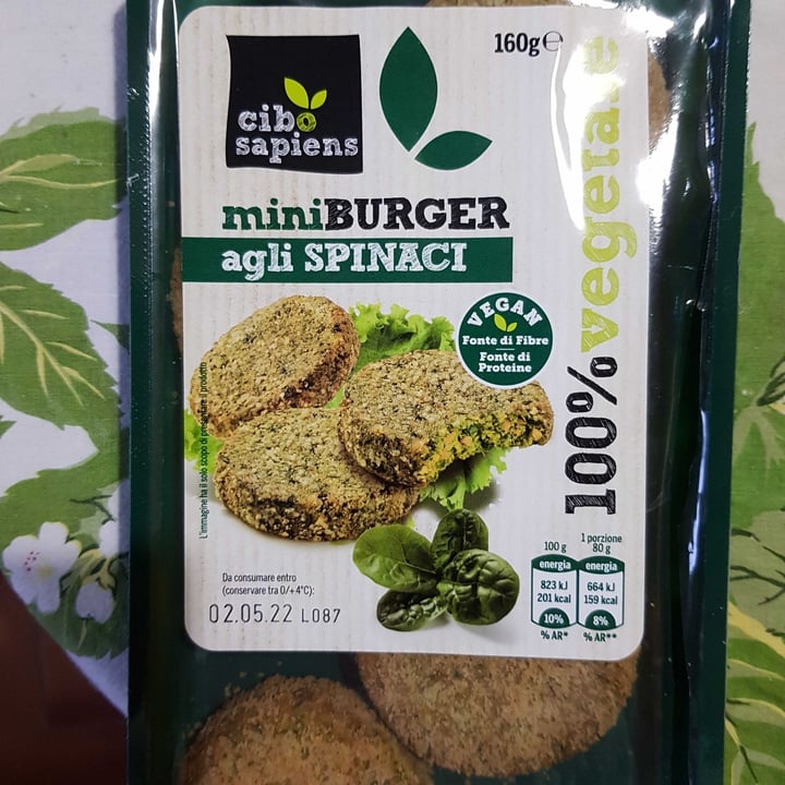 review photo of Cibo Sapiens Mini Burger Agli Spinaci shared by @buti on 14 Apr 2022 - review