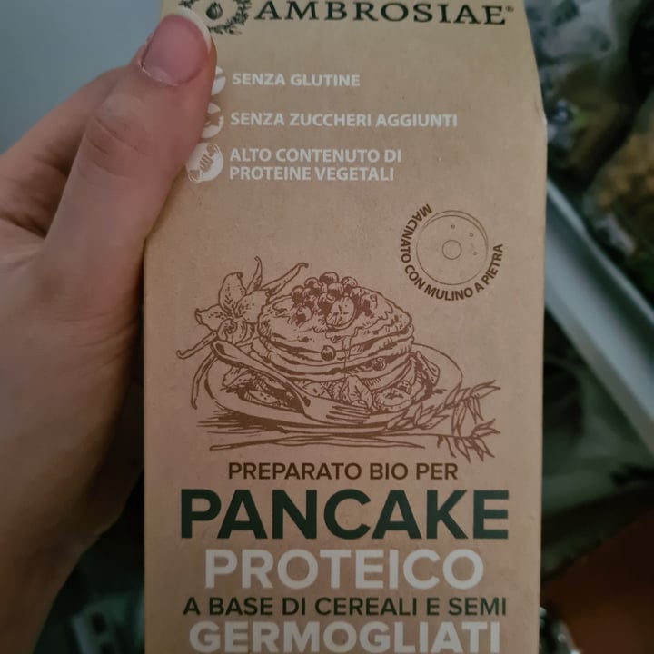 review photo of Ambrosiae Preparato Bio Per Pancake A Base Di Cereali E Semi Germogliati shared by @elisastanzial on 23 Mar 2022 - review