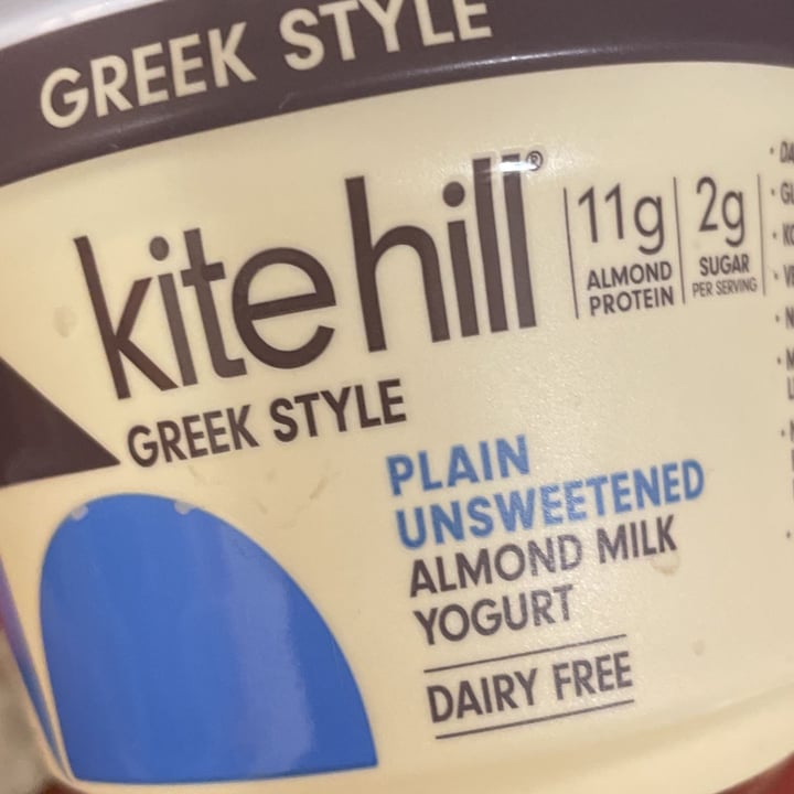 photo of Kite Hill Plain Unsweetened Almond Milk Greek Style Yogurt shared by @ellehurst on  21 Nov 2021 - review