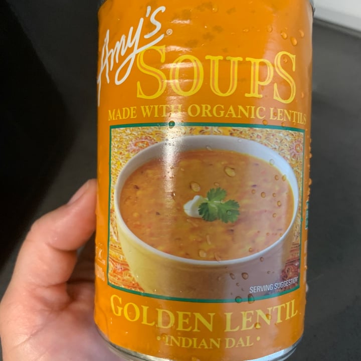 photo of Amy’s Amy’s Golden Lentil Indian Dal Soup shared by @michellebaena on  20 Aug 2020 - review
