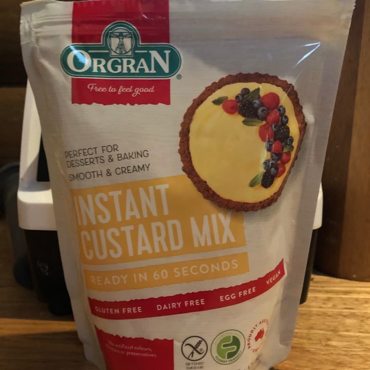 photo of Orgran Instant Custard Mix shared by @whoisjoanne on  21 May 2020 - review