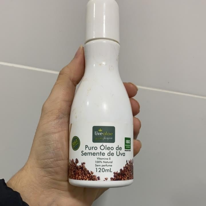 review photo of Livealoe Puro Óleo De Semente De Uva shared by @michellemartins24 on 26 Jul 2021 - review