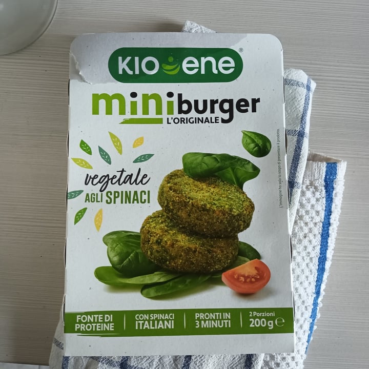 photo of Kioene Mini Burger Vegetale Agli Spinaci shared by @indigeni on  02 Jan 2023 - review