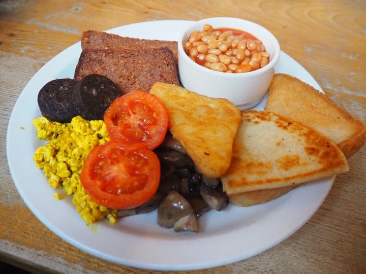 photo of The Brooklyn Cafe Big Vegan Breakfast shared by @berryscotbeauty on  02 Mar 2020 - review