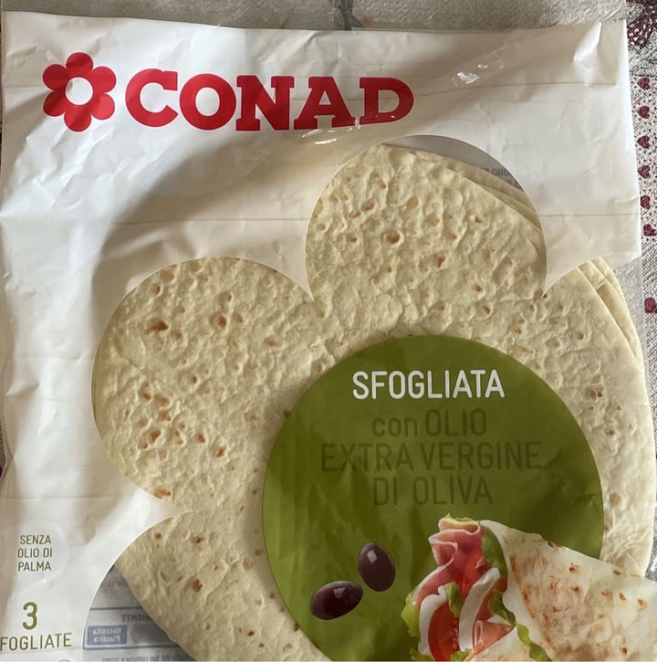 photo of Conad piadina olio d’oliva shared by @martibell on  16 Sep 2022 - review