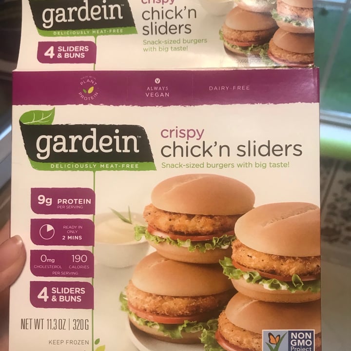 photo of Gardein Crispy Chick’n Sliders shared by @jadas on  20 Aug 2020 - review